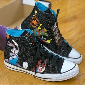 Converse Space Jam Chuck Taylor All Star High Tune Squad Black Blue